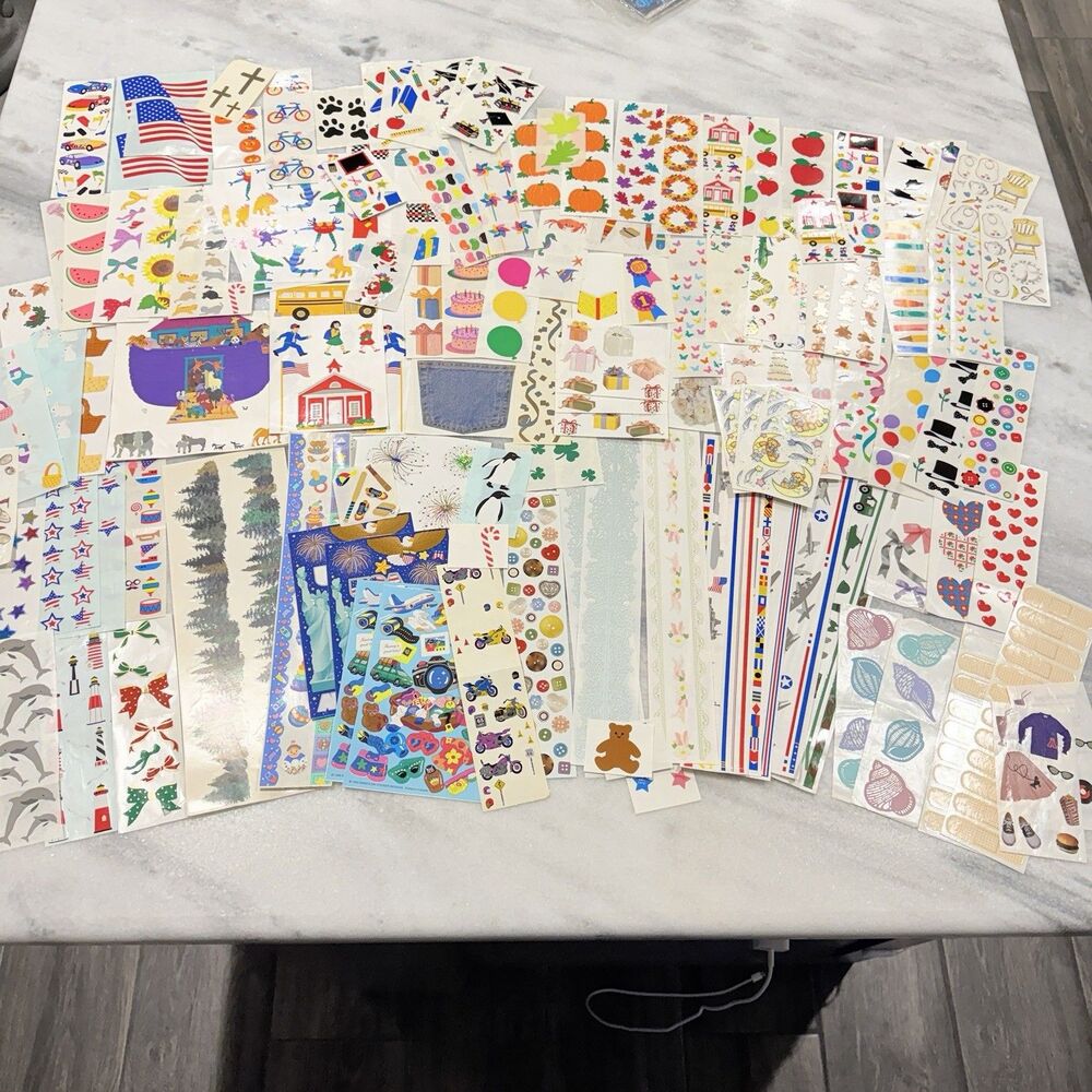 Lot Of Vintage Mrs. Grossman’s Sandylion Frances Meyer Stickers New & Partial